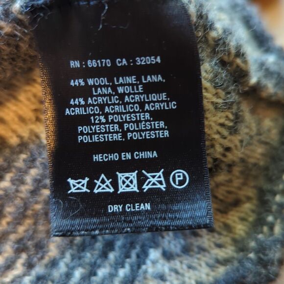 Anthropologie Angel of the North Cardigan Sweater Medium Gray Wool Open Front - Picture 6 of 6